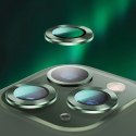 USAMS Camera Lens Glass iPhone 11 metal ring zielony/green BH572JTT05 (US-BH572)