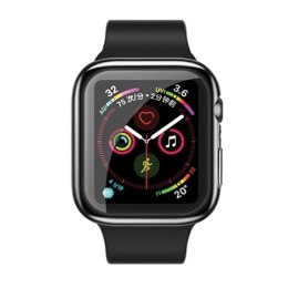 USAMS Etui ochronne Apple Watch 4/5/6/SE 44mm. czarny/black IW486BH01 (US-BH486)