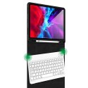 USAMS Etui Winro z klawiaturą iPad 10.2" zielone etui-biała klawiatura/green cover-white keyboard IP1027YR02 (US-BH657)