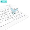 USAMS Etui Winro z klawiaturą iPad 10.2" zielone etui-biała klawiatura/green cover-white keyboard IP1027YR02 (US-BH657)