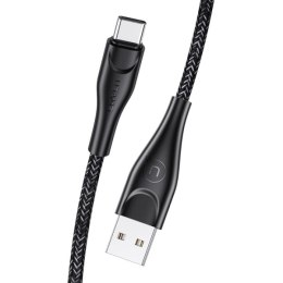 USAMS Kabel pleciony U41 USB-C 1m 2A czarny/black SJ392USB01 (US-SJ392) Fast Charge