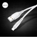 USAMS Kabel U18 lightning 2A Fast Charge 1m biały/white SJ266USB02 (US-SJ266)