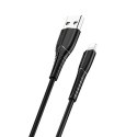 USAMS Kabel U35 lightning 2A Fast Charge 1m czarny/black SJ364USB01 (US-SJ364)