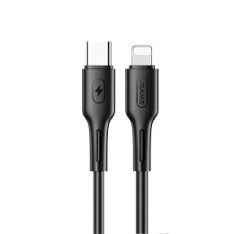 USAMS Kabel U43 USB-C na Lightning 30W PD 1.2m czarny/black SJ406USB01 (US-SJ406)