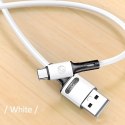 USAMS Kabel U52 USB-C 2A Fast Charge 1m biały/white SJ436USB01 (US-SJ436)