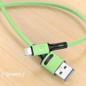 USAMS Kabel U52 lightning 2A Fast Charge 1m zielony/green SJ434USB02 (US-SJ434)