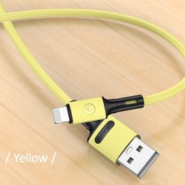 USAMS Kabel U52 lightning 2A Fast Charge 1m żółty/yellow SJ434USB03 (US-SJ434)