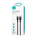 USAMS Kabel U63 USB-C na Lightning 1,2m 20W PD Fast Charge czarny/black SJ484USB01 (US-SJ484)