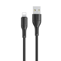 USAMS Kabel U68 lightning 2A Fast Charge 1m czarny/black SJ500USB01 (US-SJ500)