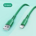 USAMS Kabel U68 lightning 2A Fast Charge 1m zielony/green SJ500USB04 (US-SJ500)