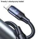 USAMS Kabel U71 USB-C na Lightning 2m 20W PD Fast Charge czarny/black SJ522USB01 (US-SJ522)