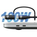 USAMS Kabel U85 2xUSB-C/USB/Micro-USB/ Lightning 6w1 1,2m 100W PD Fast Charge czarny/black SJ645USB01 (US-SJ645)
