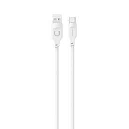 USAMS Kabel USB-C 6A 1,2m Fast Charging Port Display Lithe Series biały/white SJ568USB02(US-SJ568)