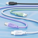 USAMS Kabel USB-C 6A 1,2m Port Display Fast charging Lithe Series zielony/green SJ568USB04 (US-SJ568)