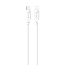 USAMS Kabel USB-C na Lightning 20W 1,2m PD Fast Charging Lithe Series biały/white SJ566USB02 (US-SJ566)