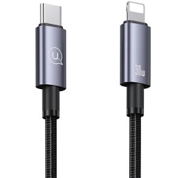 USAMS Kabel USB-C na Lightning 30W 1,2m Fast Charging stalowy/tarnish SJ662USB01 (US-SJ662)