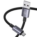 USAMS Kabel USB na Micro-USB 2A 1,2m Fast Charging stalowy/tarnish SJ668USB01 (US-SJ668)