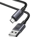 USAMS Kabel USB na Micro-USB 2A 2m Fast Charging stalowy/tarnish SJ670USB01 (US-SJ670)
