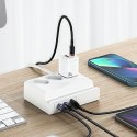 USAMS Listwa zasilająca 65W Super Si Fast Charging USB Extension Socket EU biały/white CC160TC01 (US-CC160)