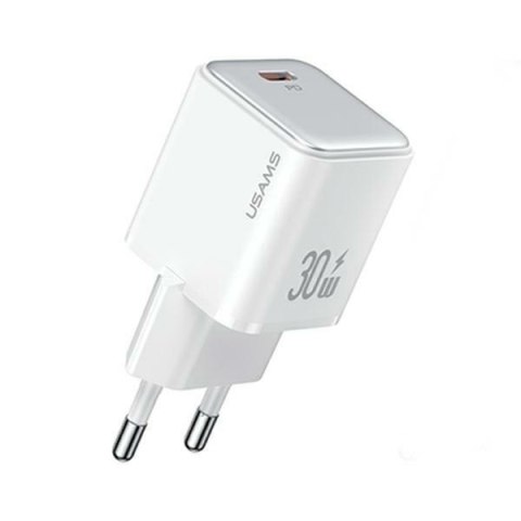 USAMS Ład. siec. 1xUSB-C PD30W 3A (only head) PD3.0 Fast Charging biały/white X-ron Series CC186TC02 (US-CC186)