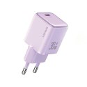 USAMS Ład. siec. 1xUSB-C PD30W 3A (only head) PD3.0 Fast Charging purpurowy/purple X-ron Series CC186TC03 (US-CC186)