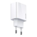 USAMS Ład. siec. 1xUSB-C T34 20W 5V-3A (only head) PD3.0 Fast Charging biały/white CC118TC01 (US-CC118)