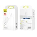 USAMS Ład. siec. 1xUSB T21 lightning biały/white 2,1A Fast Charging T21OCLN01