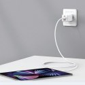 USAMS Ład. siec. 2xUSB-C+1xUSB 65W (only head) GaN PD3.0 +QC3.0 Fast Charging czarny/black Sandru Series CC180TC01 (US-CC180)