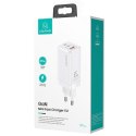 USAMS Ład. siec. MT 2xUSB-C+USB GaN 65W T33 PD (only head) Fast Charging biały/white CC110TC02 (US-CC110)