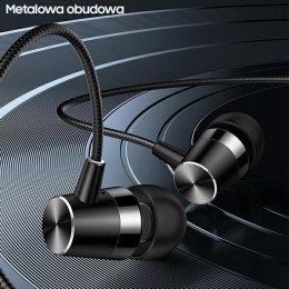 USAMS Słuchawki stereo EP-42 3,5 mm for set 1szt. czarny/black SJ475HS01-1