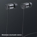 USAMS Słuchawki stereo EP-46 USB-C czarny/black 1,2m HSEP4603