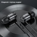 USAMS Słuchawki stereo EP-46 jack 3,5 mm czarny/black 1,2m HSEP4601