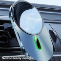 USAMS Uchwyt indukcyjny Magnetic Car Wireless Charging 15W do kratki went. szary/grey CD170DZ01 (US-CD170)