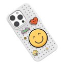 Zestaw Etui Pinit Dynamic + Emoji Pin iPhone 14 Pro 6.1" czarny/black wzór 1