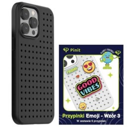 Zestaw Etui Pinit Dynamic + Emoji Pin iPhone 14 Pro Max 6.7