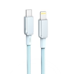 XO kabel NB-Q250A PD USB-C - Lightning 0,35m 27W niebieski