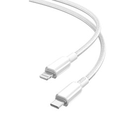 XO kabel NB-Q250A PD USB-C - Lightning 0,35m 27W biały
