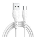 XO kabel NB240 USB - USB-C 1,0m 2,4A biały