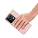 Etui Dux Ducis Skin Pro z klapką i miejscem na kartę na Xiaomi Redmi Note 13 5G - różowe