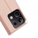 Etui Dux Ducis Skin Pro z klapką i miejscem na kartę na Xiaomi Redmi Note 13 5G - różowe