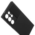 Etui do Samsung Galaxy S24 Ultra pancerne obudowa ochrona osłona aparatu Slide Camshield Case Alogy czarne