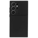 Etui do Samsung Galaxy S24 Ultra pancerne obudowa ochrona osłona aparatu Slide Camshield Case Alogy czarne