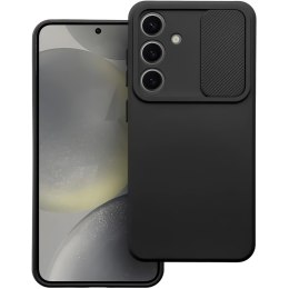 Etui do Samsung Galaxy S24 pancerne obudowa ochrona osłona aparatu Slide Camshield Case Alogy czarne