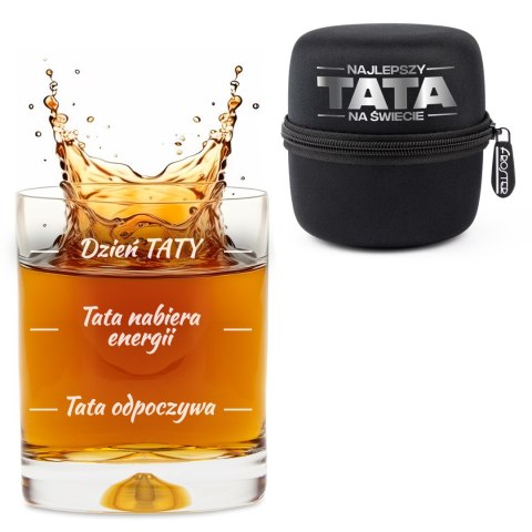 Szklanka do whiskey dla Taty - Prezent na Dzień Ojca - Prezent dla Taty