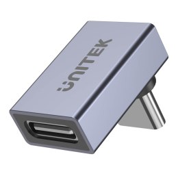 Unitek Adapter USB-C na USB-C kątowy 40Gbps 240W