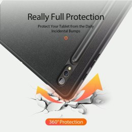 Etui Dux Ducis Domo składane z miejscem na rysik do Samsung Galaxy Tab S9 Plus czarne