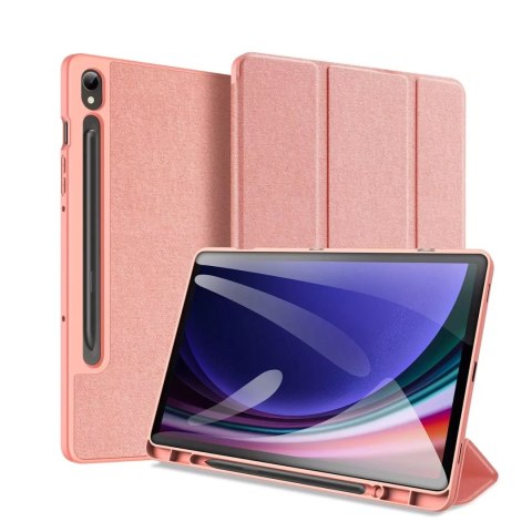 Etui z podstawką Dux Ducis Domo do Samsung Galaxy Tab S9 FE - różowe