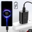 Ładowarka sieciowa USB-C typ C PD Premium szybka 25W 3A + Kabel Type-C 1M Alogy czarna