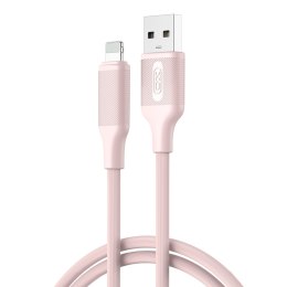 XO kabel NB265 USB - Lightning 1,0m 2,4A różowy