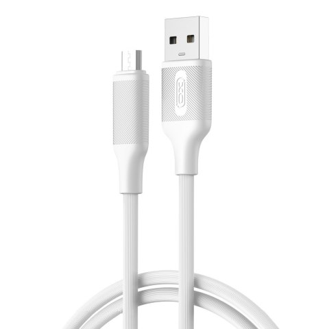 XO kabel NB265 USB - microUSB 1,0m 2,4A biały